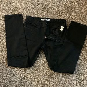 Express black slim/skinny jeans